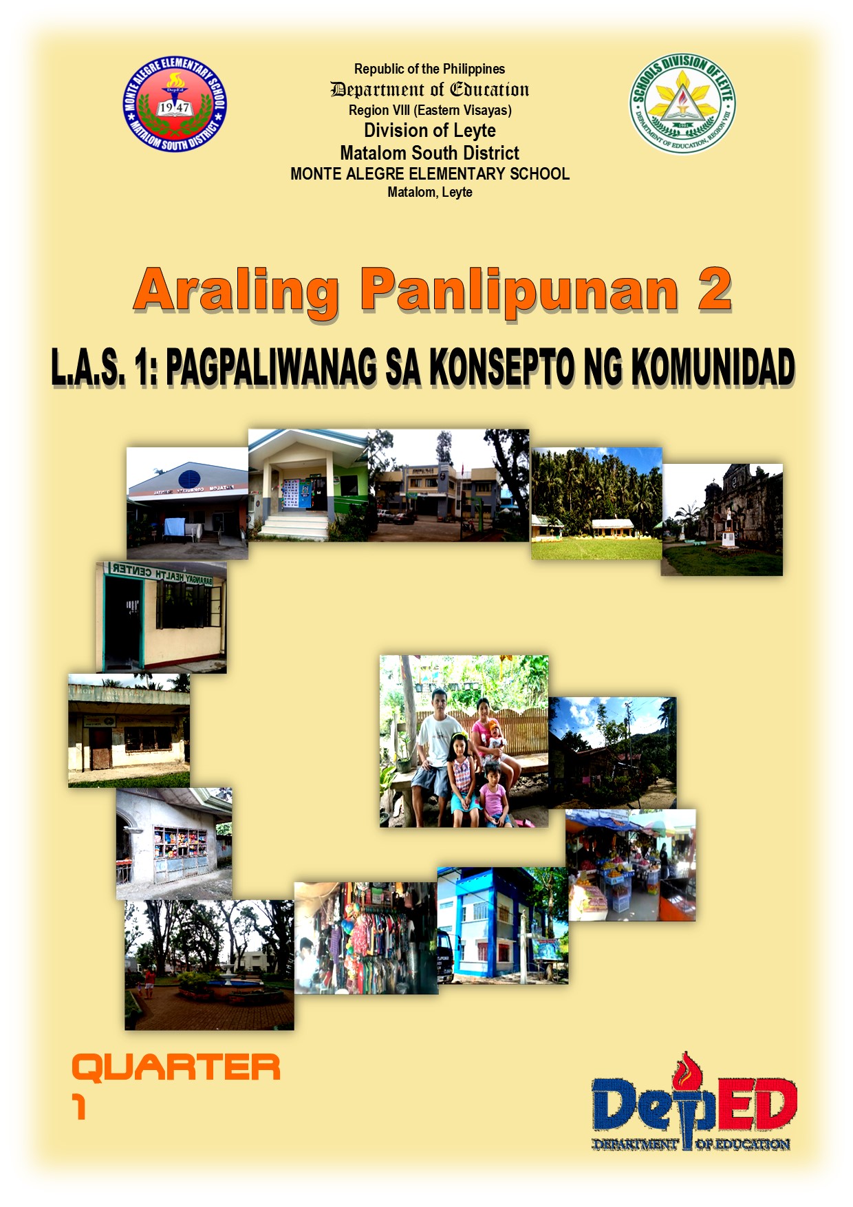 Araling Panlipunan 2-Unang Markahan